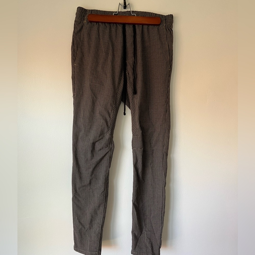 Pac Sun plaid/check jogger